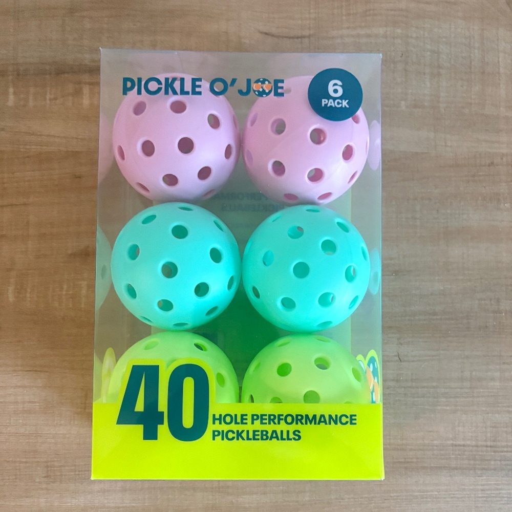 Pickle O'Joe 6pk Balls Pickleballs